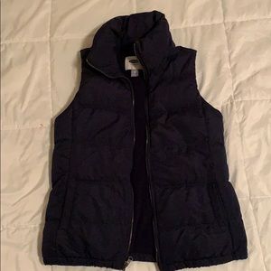 Old Navy Dark Blue Puffer Vest